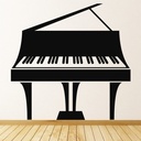 Grand Piano Musical Instruments Wall Sticker