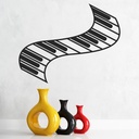 Piano Keys Keyboard Music Wall Sticker