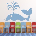 Whale Childrens Wall Sticker