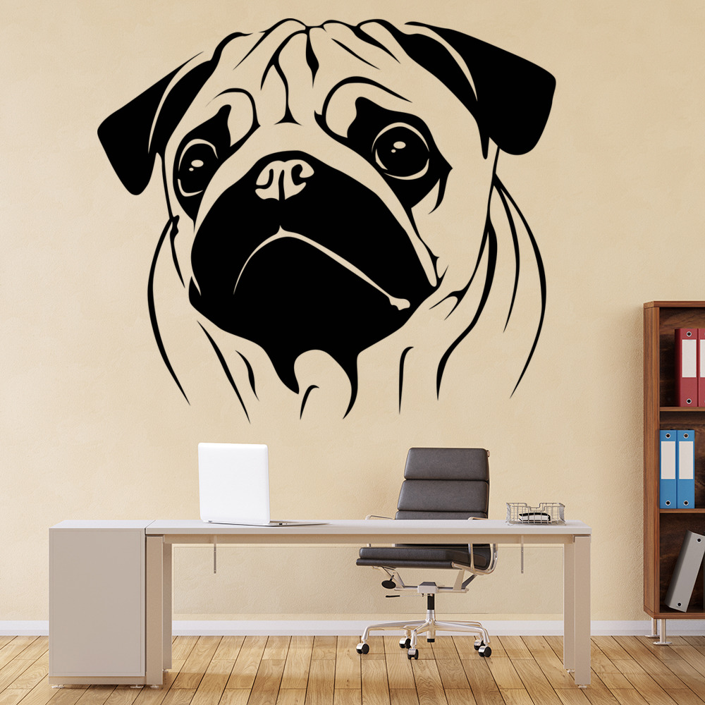 Pug Dog Pet Wall Sticker