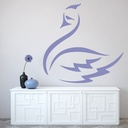 Swan Outline Birds & Feathers Wall Sticker