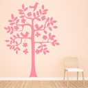 Birch Tree Birds Wall Sticker