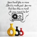 One Direction Little Things Song Wall Sticker