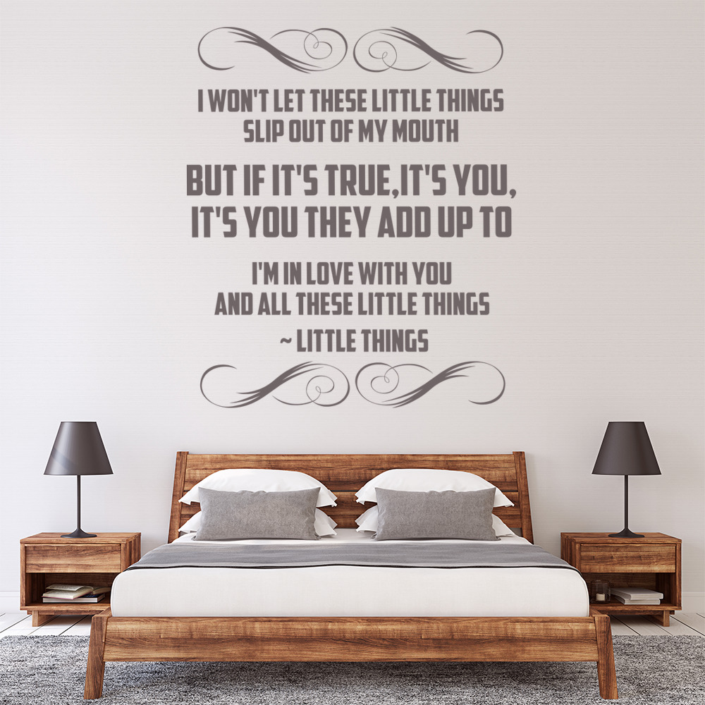 One Direction Little Things Wall Sticker | Icon Wall Stickers