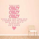 One Direction Live While We're Young Wall Sticker