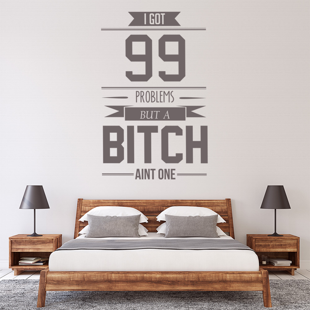 Jay Z 99 Problems Song Lyrics Wall Sticker