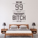 Jay Z 99 Problems Song Lyrics Wall Sticker