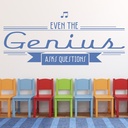 Genius Asks Questions Tupac Quote Wall Sticker