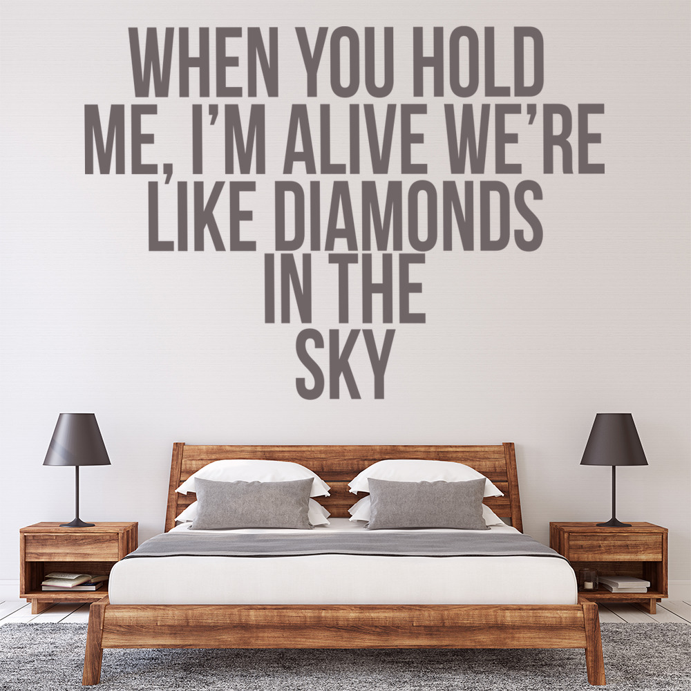 Rihanna Diamonds In The Sky Wall Sticker