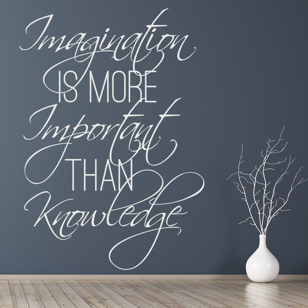 Imagination Albert Einstein Quote Wall Sticker