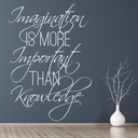 Imagination Albert Einstein Quote Wall Sticker
