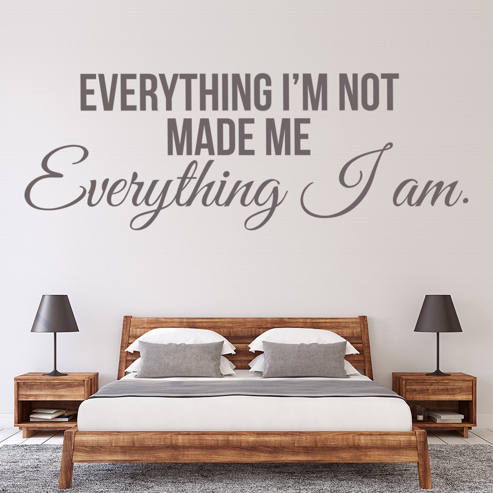 Kanye West Everything I am Song Lyrics Wall Sticker