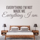 Kanye West Everything I am Song Lyrics Wall Sticker