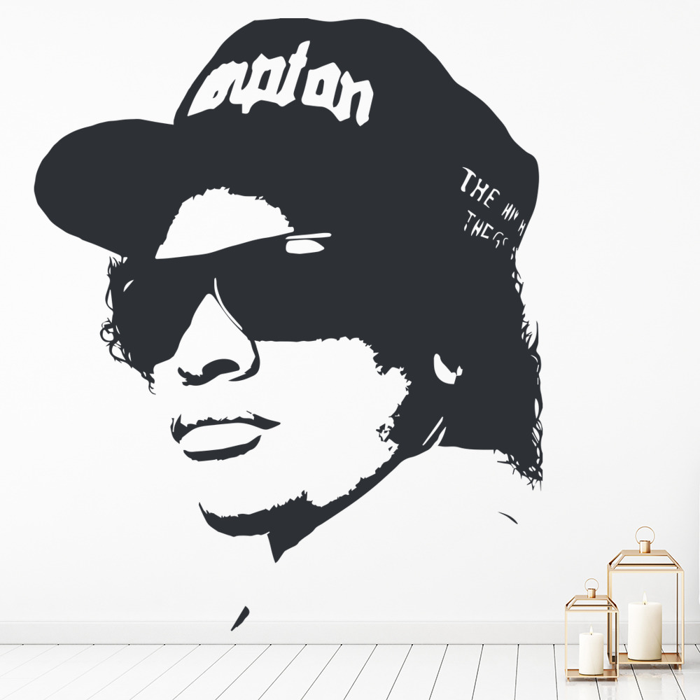 Easy E Rapper NWA Rap Music Wall Sticker
