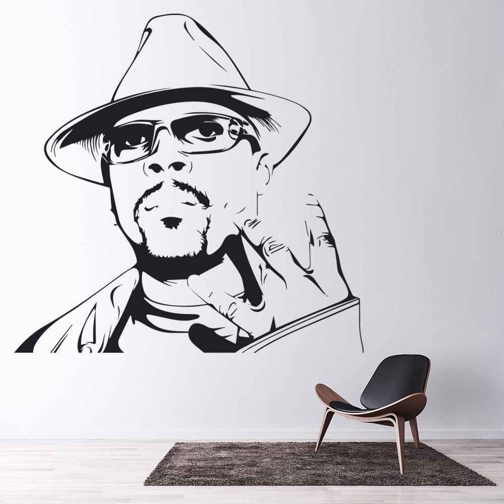 Nate Dogg Rapper West Coast Hip Hop Wall Sticker | Icon Wall Stickers