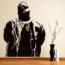 Notorious BIG Rapper Music Wall Sticker