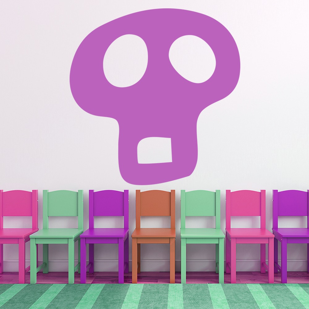 Monster Skull Halloween Wall Sticker