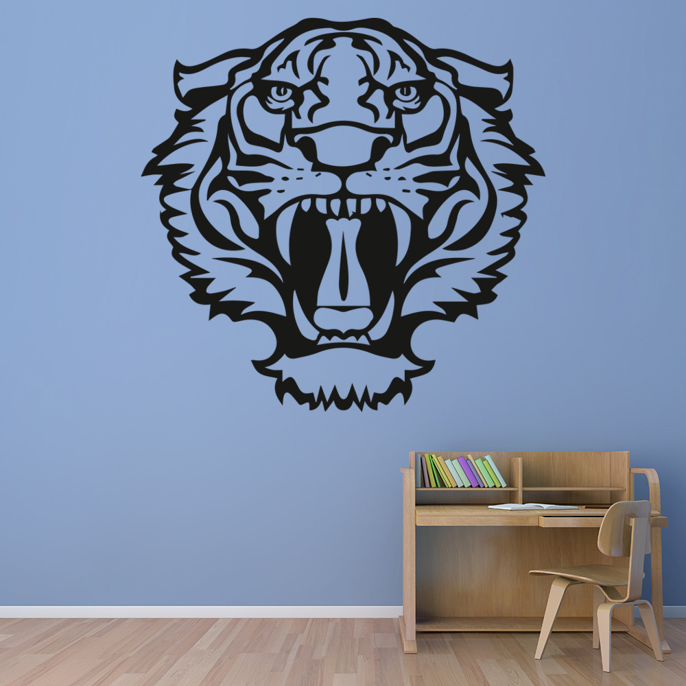 Tiger Roar Jungle Animals Wall Sticker