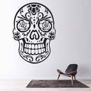Sugar Skull Halloween Wall Sticker