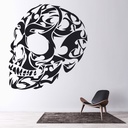Tribal Skull Halloween Wall Sticker