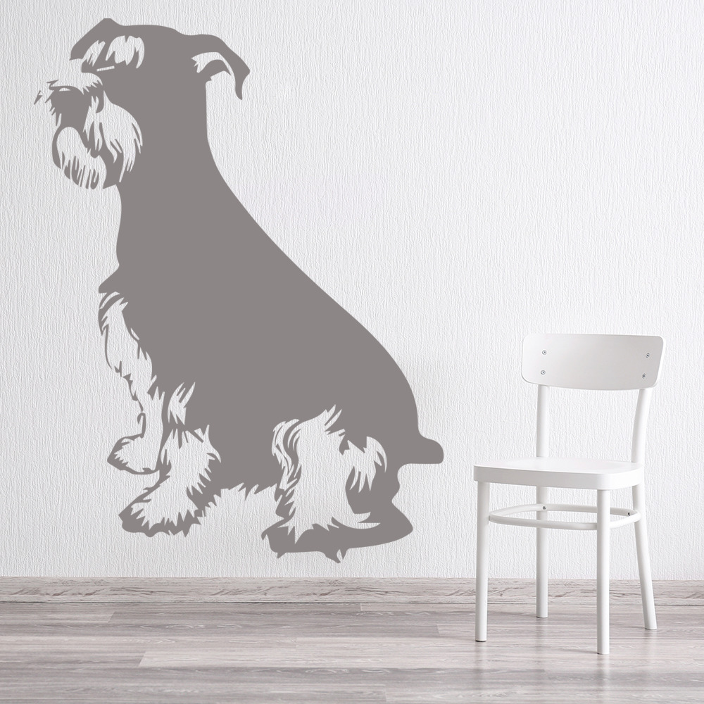 Schnauzer Dog Pets Animals Wall Sticker