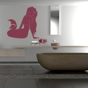 Sitting Mermaid Fantasy Fairy Tale Wall Sticker