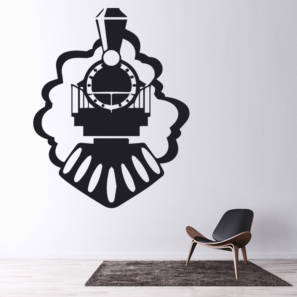 Train Badge Steam Train Wall Sticker