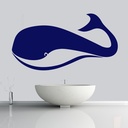 Simple Whale Sea Animal Wall Sticker