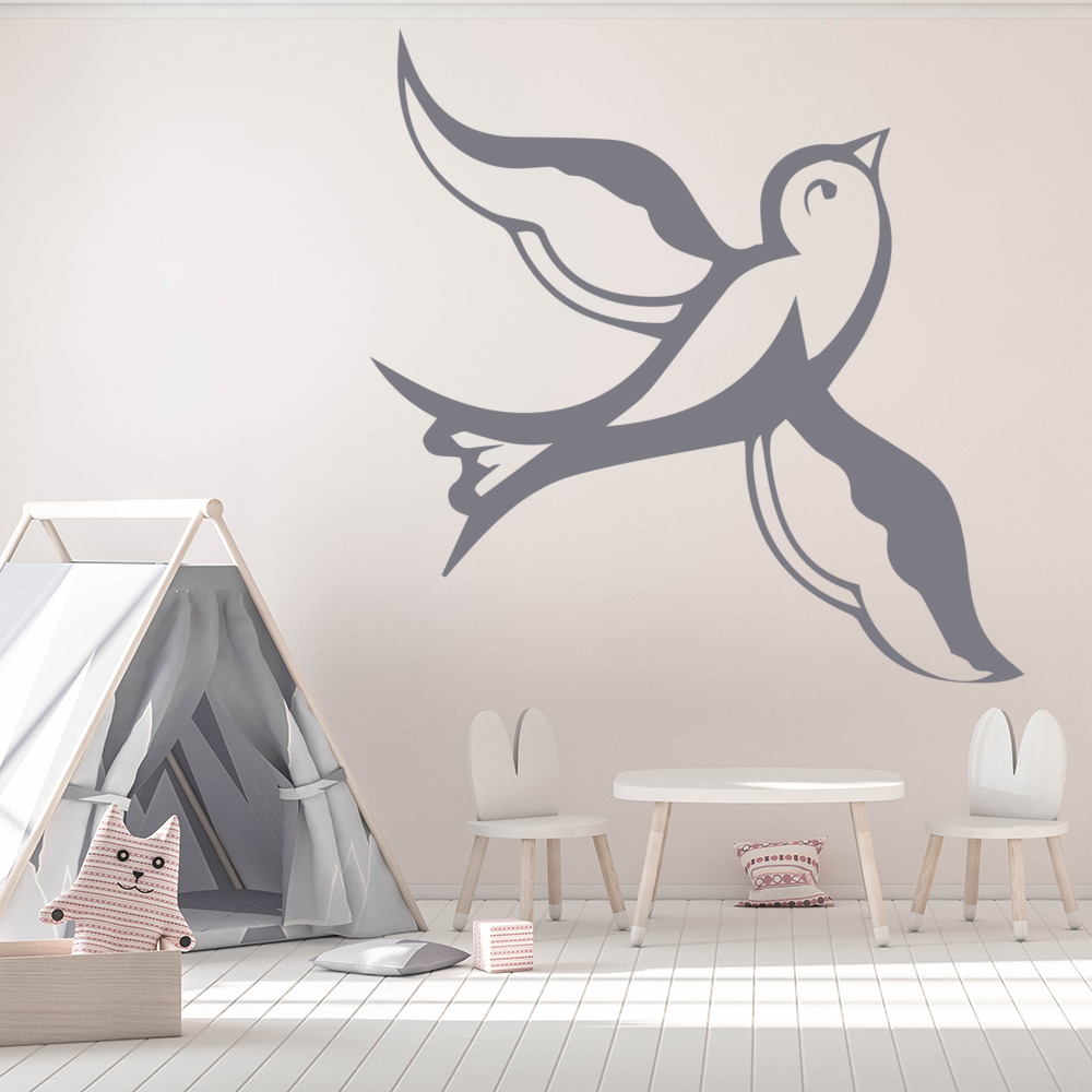 Soaring Swallow Bird Wall Sticker