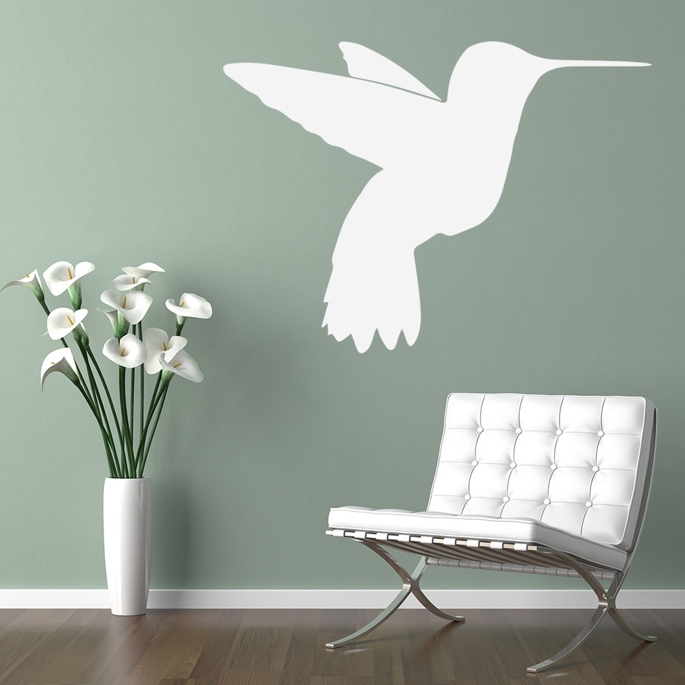 Hummingbird Silhouette Bird Wall Sticker