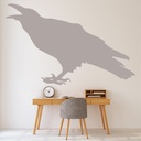 Cawing Raven Bird Wall Sticker
