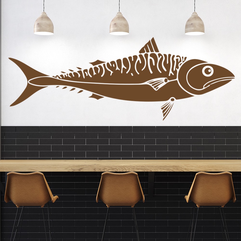 Mackerel Fish Fishing Wall Sticker