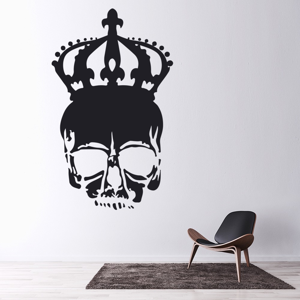 Royal Skull Horror Wall Sticker