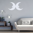 Moon Face Nursery Wall Sticker Pack
