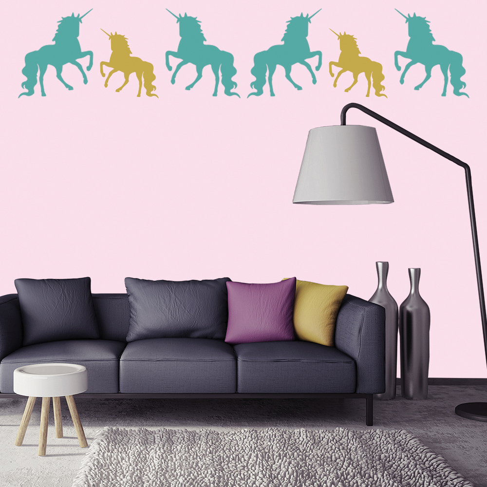 Unicorn Fairytale Wall Sticker Pack