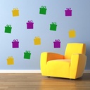 Christmas Present Xmas Pack Wall Sticker