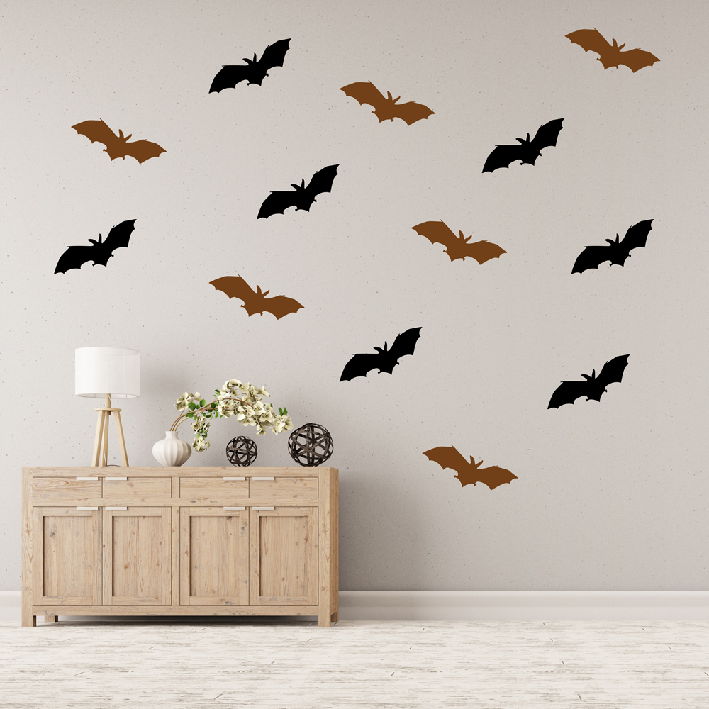 Spooky Bat Halloween Wall Sticker