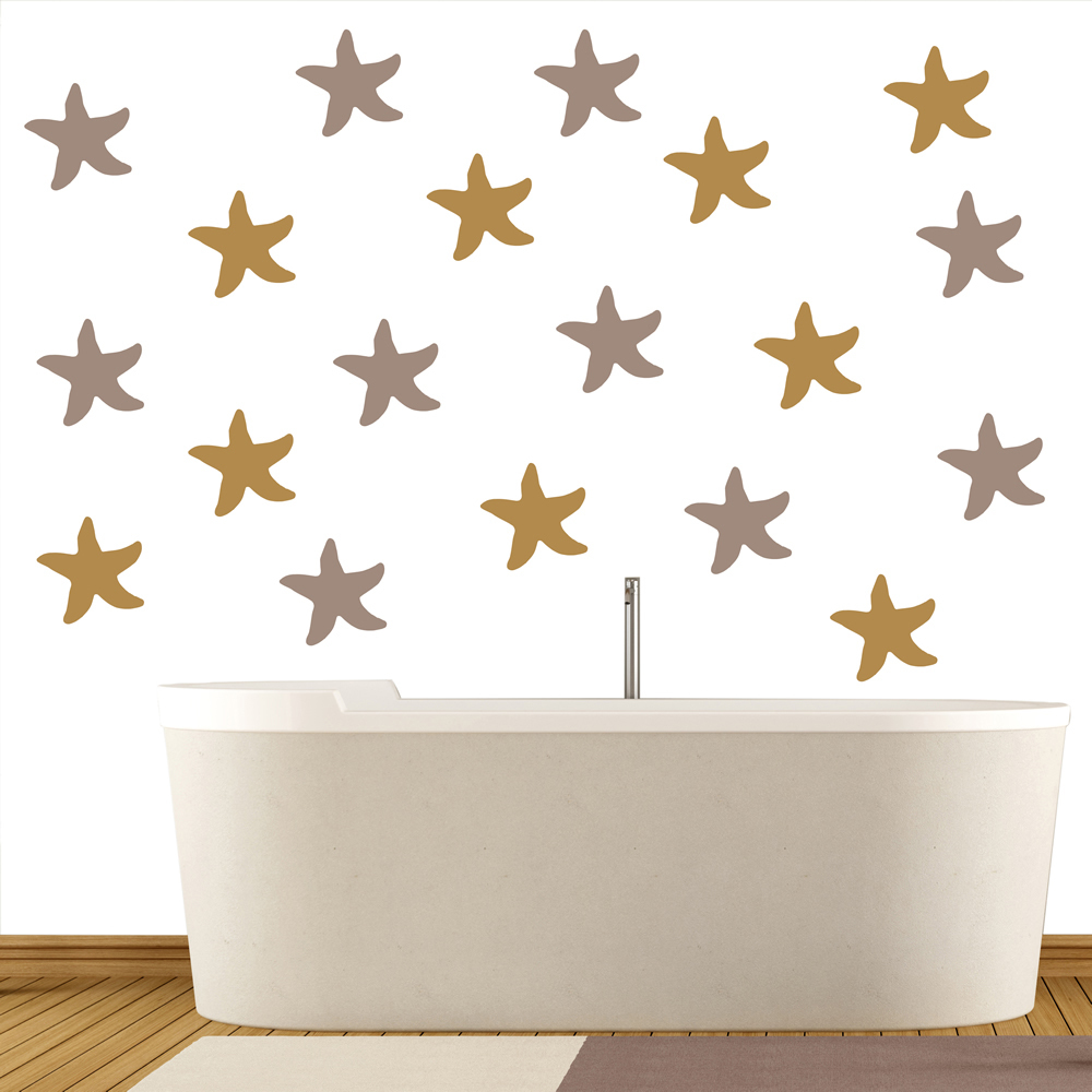 Starfish Under The Sea Wall Sticker Pack