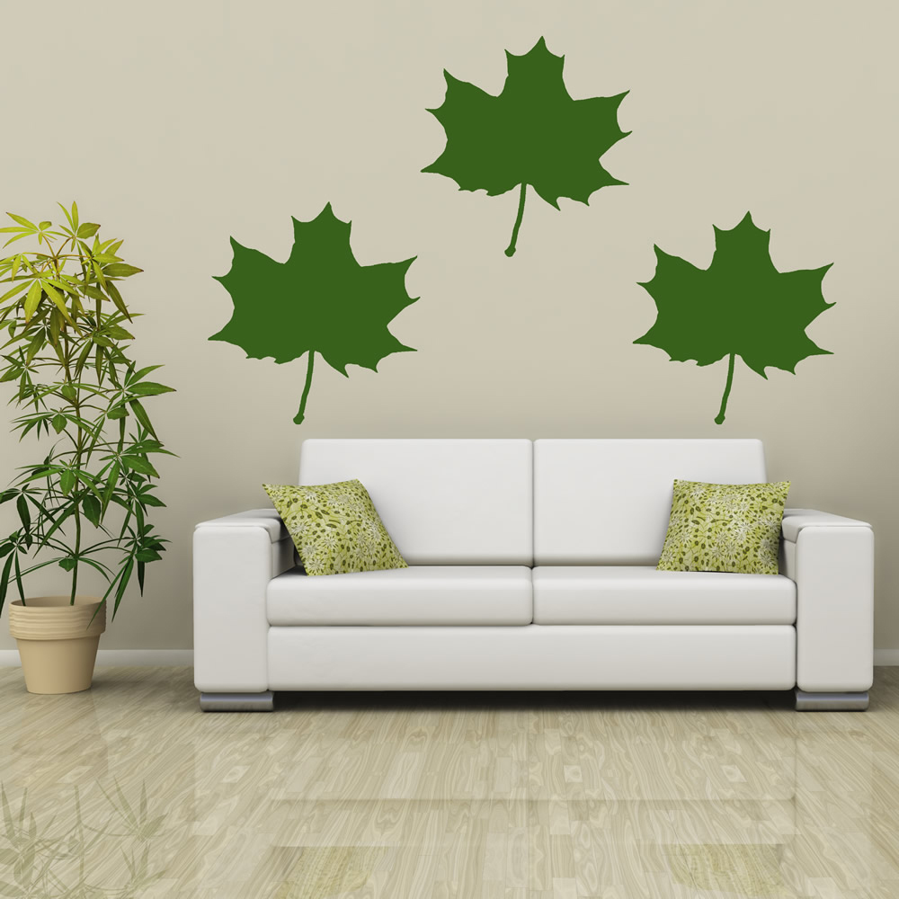 Maple Leaf Wall Sticker Pack | Icon Wall Stickers