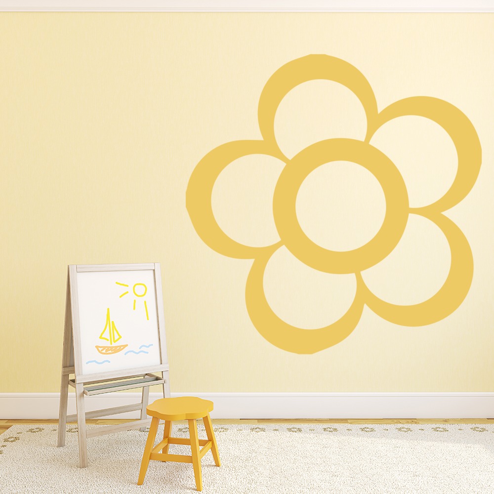 Daisy Flower Floral Nursery Wall Sticker