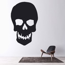 Scary Skull Halloween Wall Sticker - Mod7