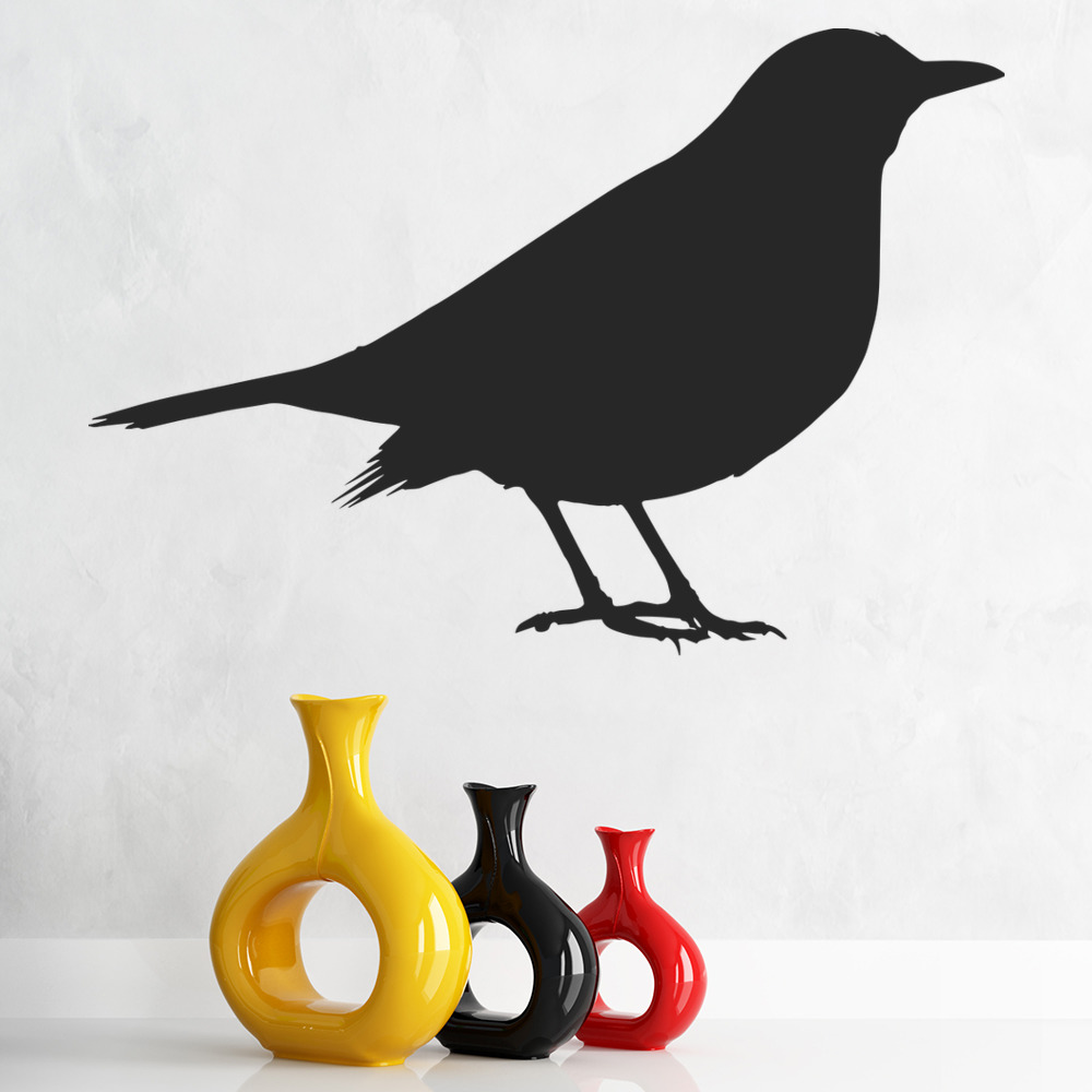 Blackbird Bird Wall Sticker