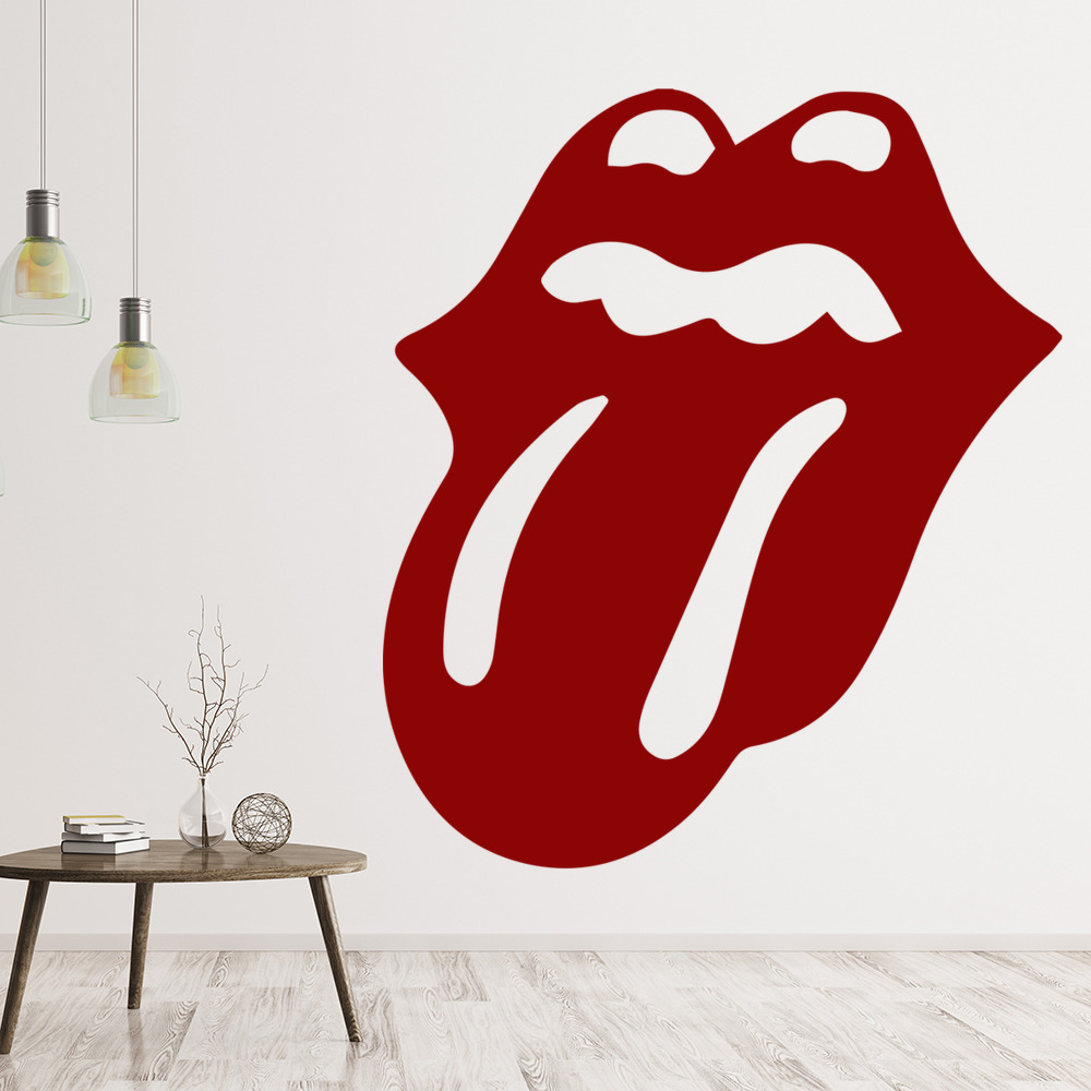 The Rolling Stones Band Logo Wall Sticker