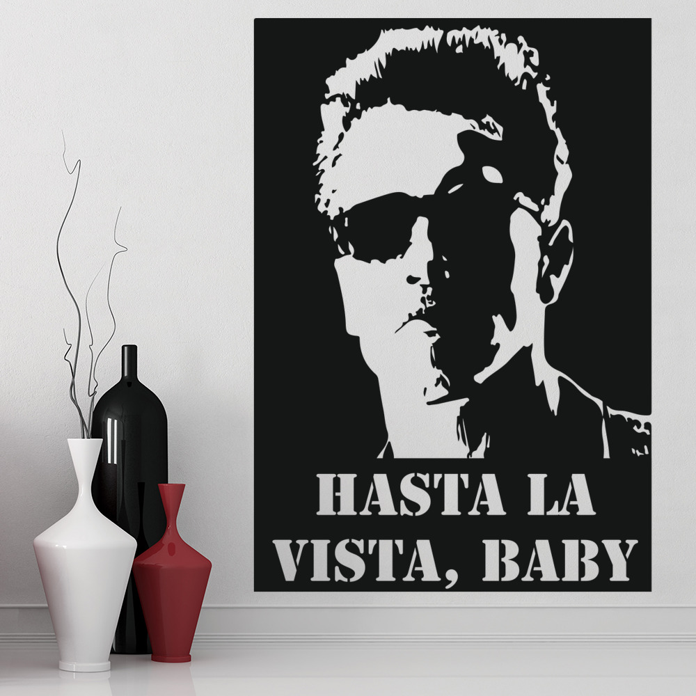 Terminator Movie Quote Wall Sticker