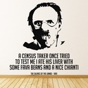 Silence Of The Lambs Movie Quote Wall Sticker