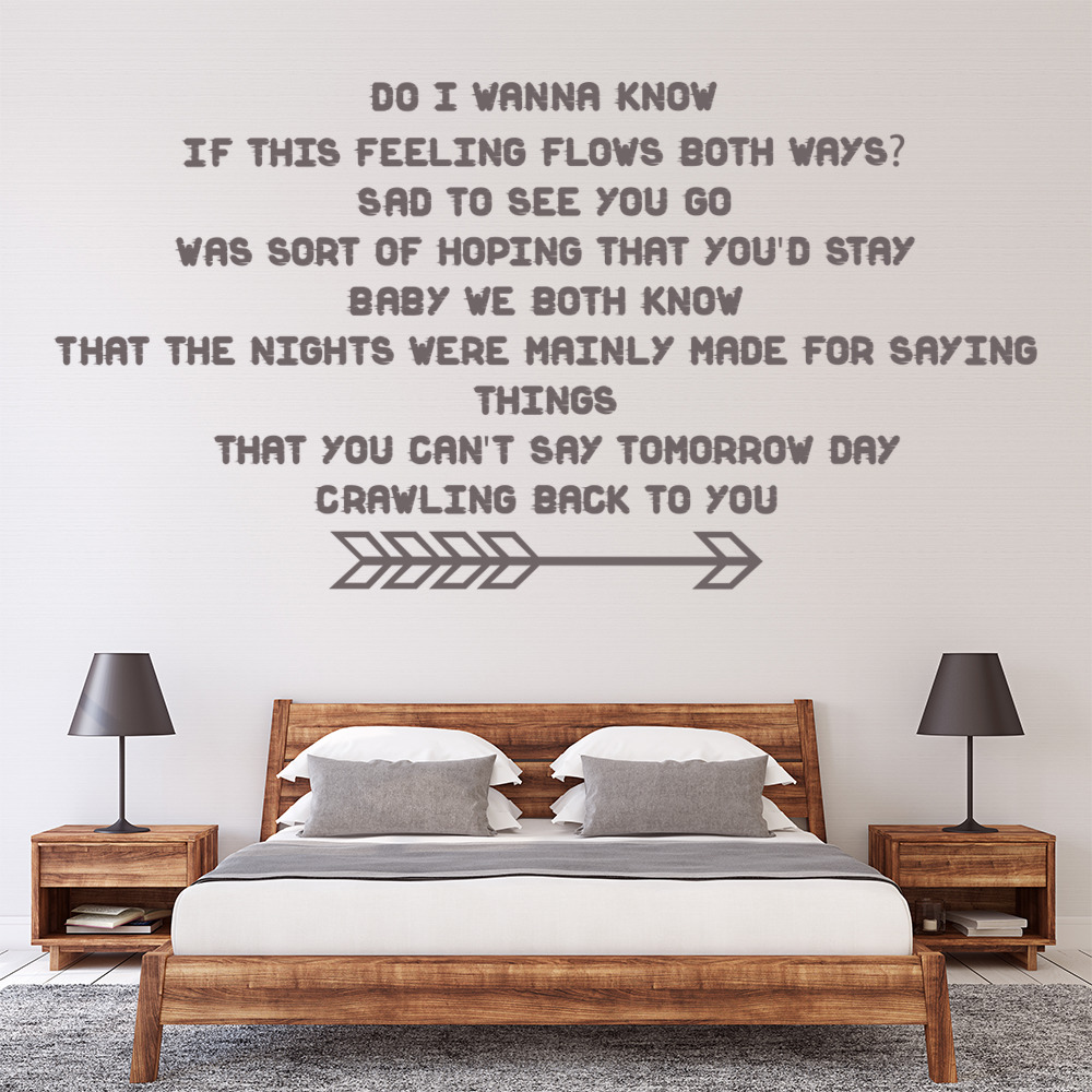 Arctic Monkeys Call Me When You're High Wall Sticker