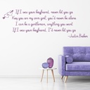 Justin Bieber Boyfriend Wall Sticker