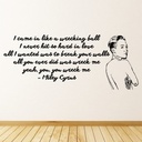 Wrecking Ball Miley Cyrus Song Lyrics Wall Sticker