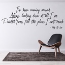Kings Of Leon Use Somebody Wall Sticker