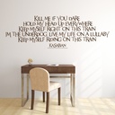 Kasabian Underdog Wall Sticker